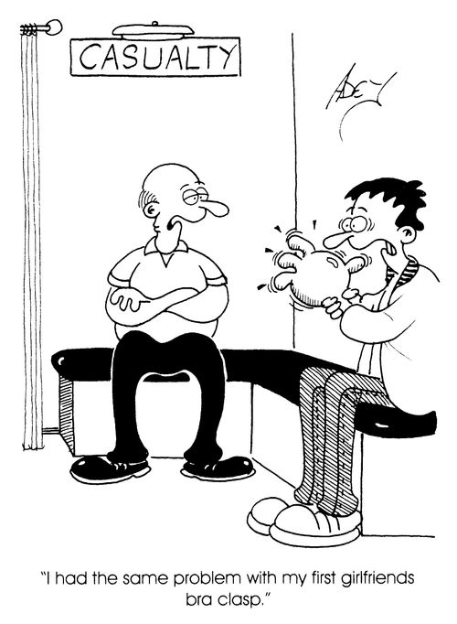 "I had the same problem with my girlfirends bra clasp."