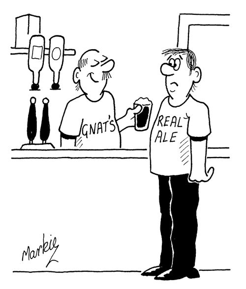 Pub landlords t-shirt 'GNAT'S'