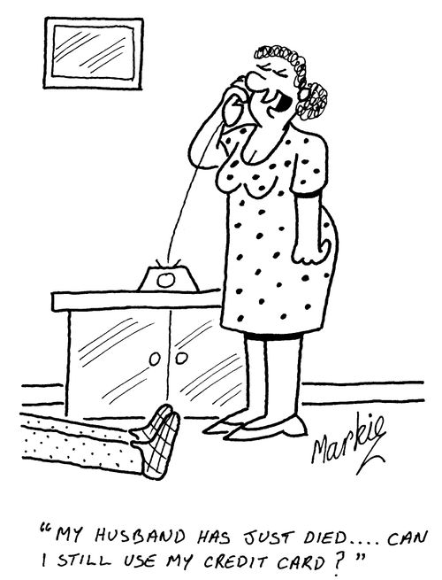 "My husband has just died...Can I still use my credit card"