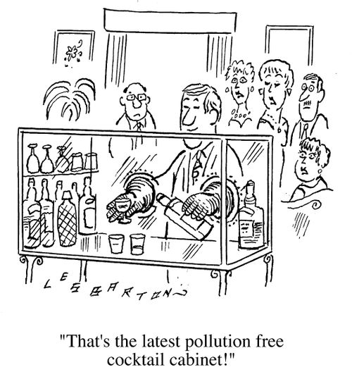 Pollution Free Cocktail Cabinet
