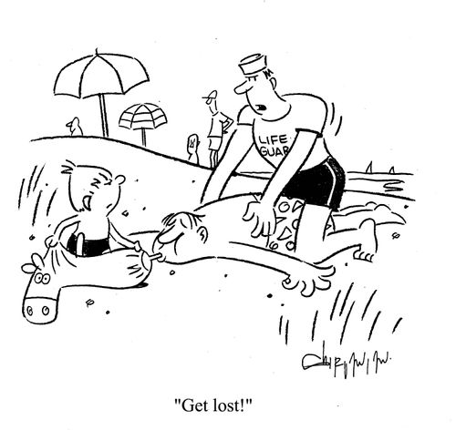 'Get lost!'