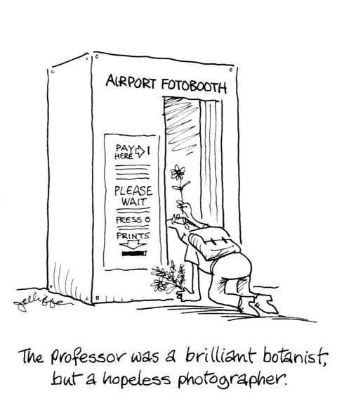 The Professor was a brilliant botanist but a hopeless photographer.