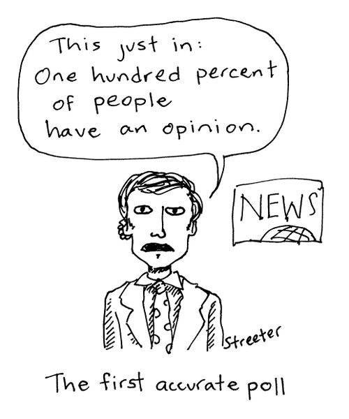 The first accurate poll.