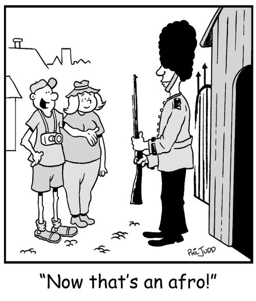 'Now that's an afro!'