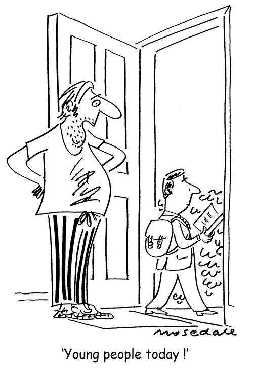 'Young people today!'