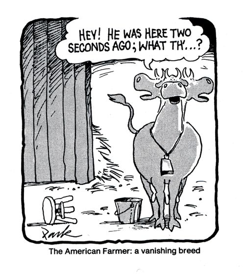 The American Farmer - a dying breed.