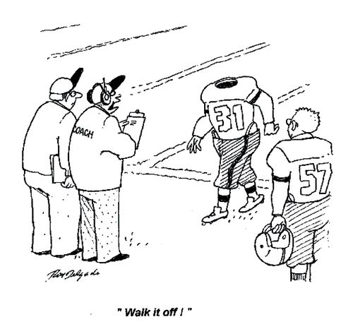'Walk it off!'