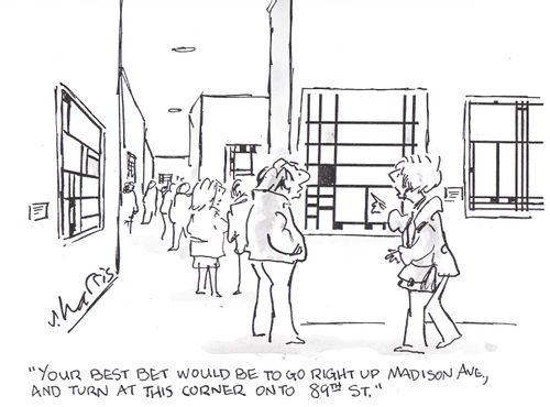 'Your best bet would be to go right up Madison Ave., and turn at this corner on to 89th St.'