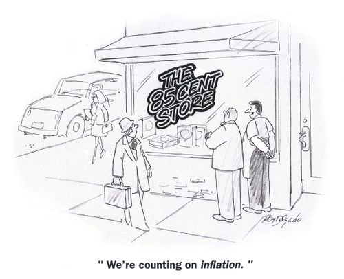 'We're counting on inflation.'