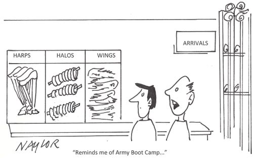 'Reminds me of Army Boot Camp...'