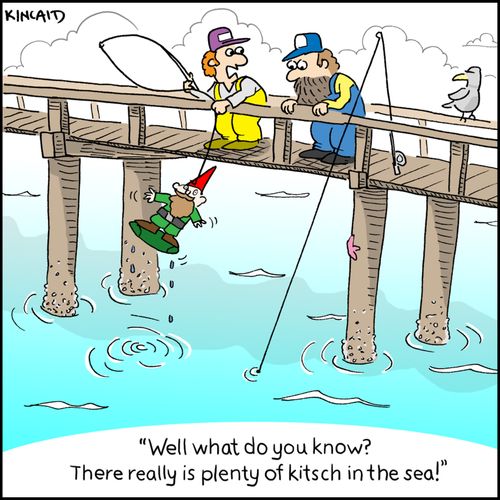 'Well what do you know? There really is plenty of kitsch in the sea!'