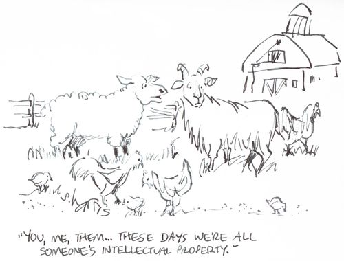 'You, me, them...these days we're all someone's intellectual property.'