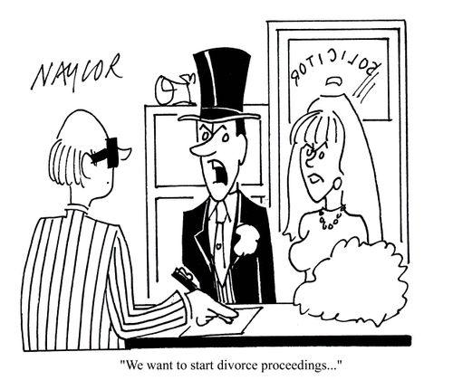 'We want to start divorce proceedings...'