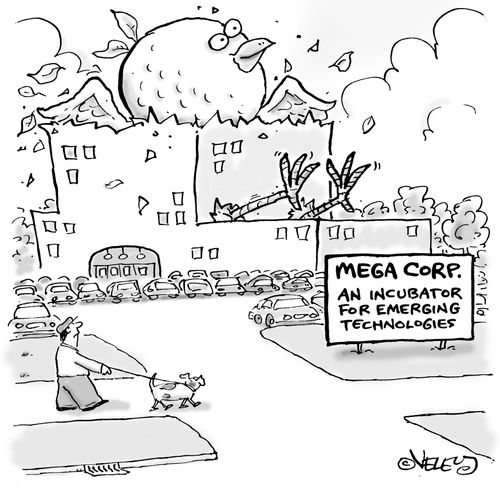 Mega Corp: An Incubator for emerging technologies.