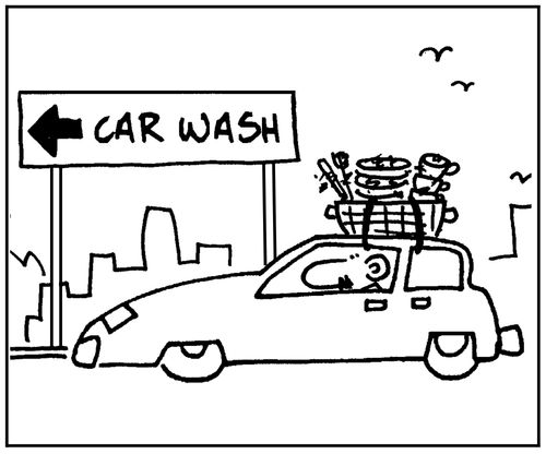'Car wash.'