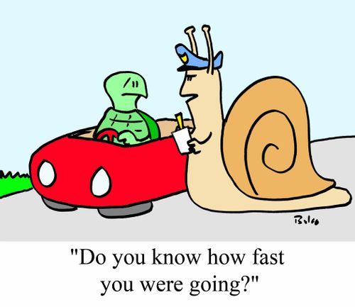 'Do you know how fast you were going?'