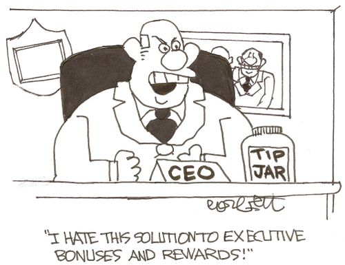 'I hate this solution to executive bonuses and rewards!'