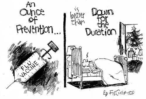 An ounce of prevention . . . is better than down for the duration.