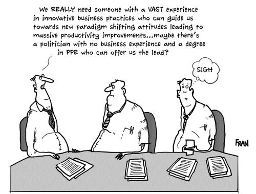 'We really need someone with a vast experience in innovation business practices who can guide us towards new paradigm shifting attitudes leading to massive productivity improvements...'