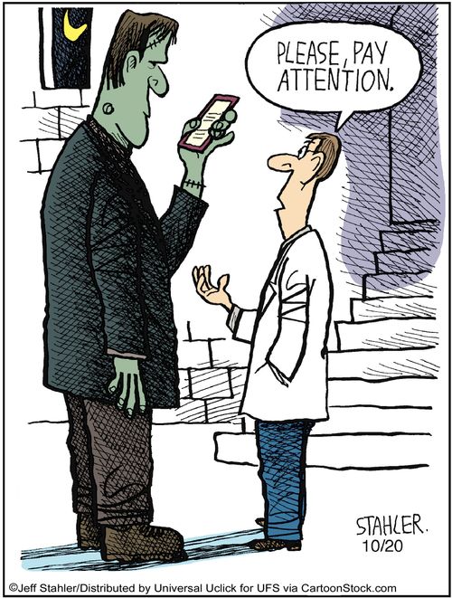 'Please, pay attention.'
