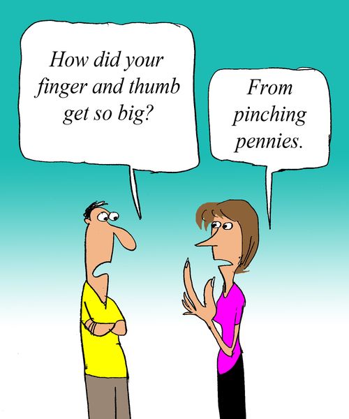 'How did your finger and thumb get so big?' 