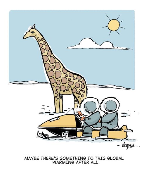 Maybe there's something to this global warming after all.
