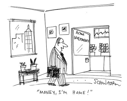 'Money, I'm home!'