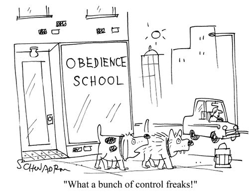 'What a bunch of control freaks!'