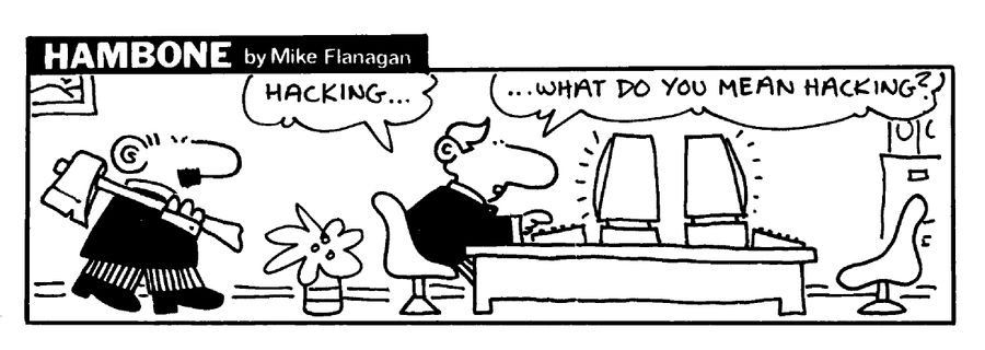 STRIP Hambone: Computer hacking with an axe