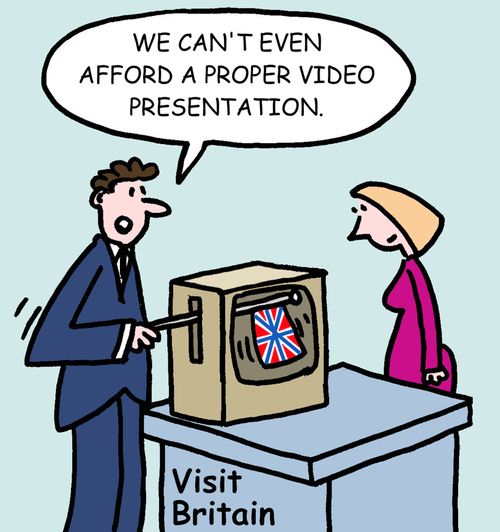 We can't even afford a proper video presentation.