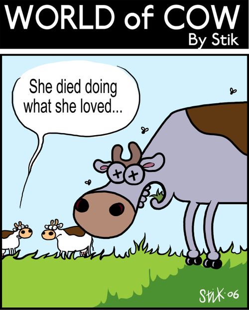 She died doing what she loved...