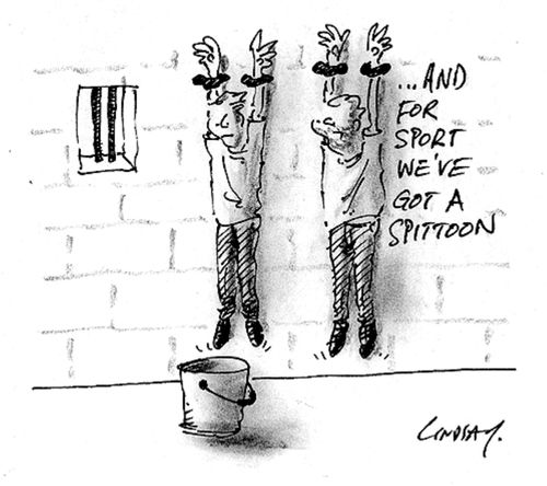 And for sport we've goot a spittoon.