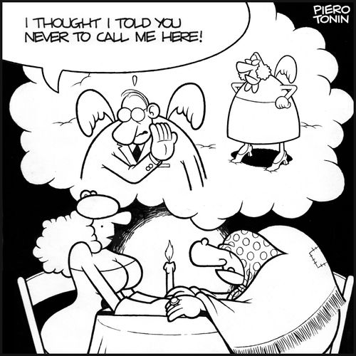 'I thought I told you never to call me here!'