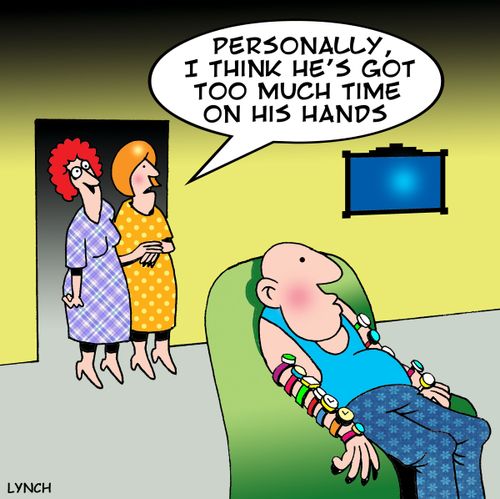 'Personally I think he's got to much time on his hands.'