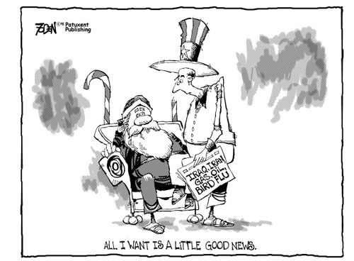 All I want is a little good news.