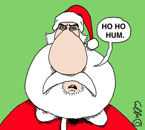 'Ho, ho, hum.'
