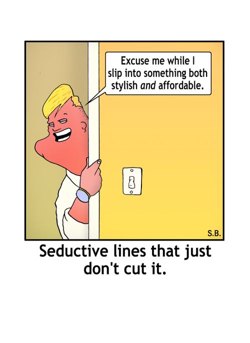 Seductive lines that just don't cut it.