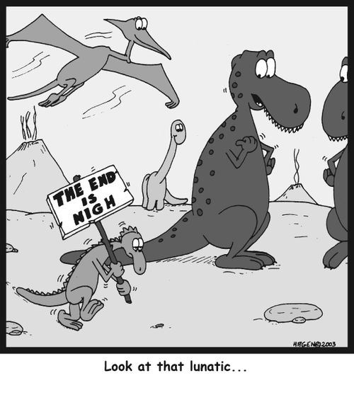 'Look at that lunatic...'