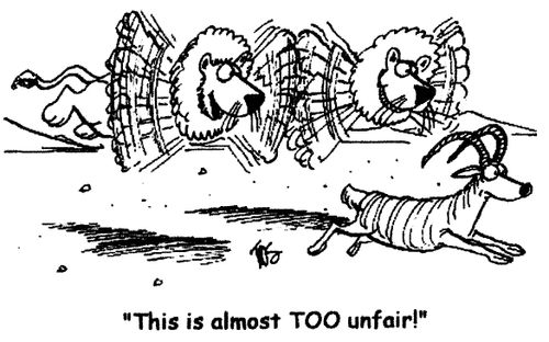'This is almost too unfair!'