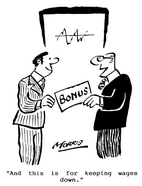 "And this is for keeping wages down."