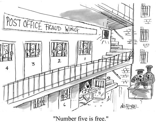 Post Office fraud wing in a prison.