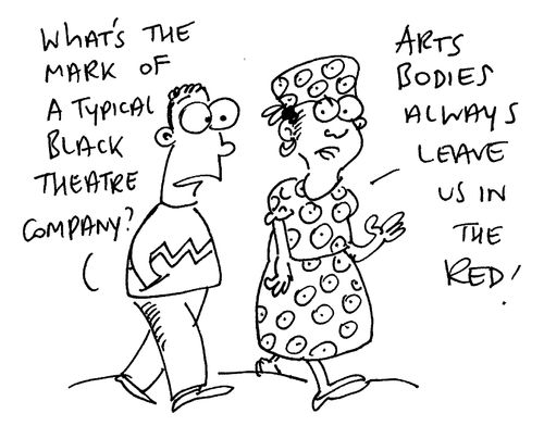 "What's the mark of a typical black theatre company?"