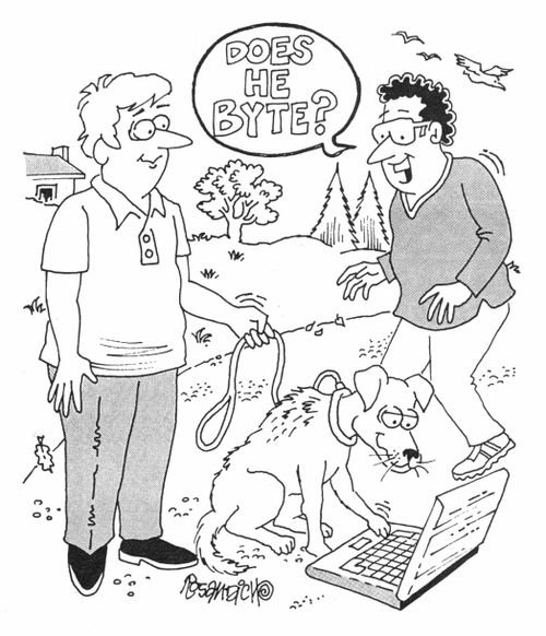 "Does he byte?"