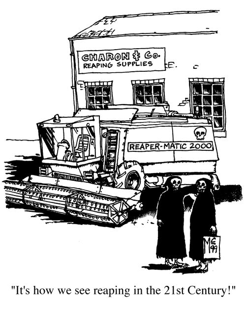 "It's how we see reaping in the 21st century"