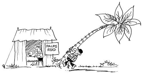 'Palms Read.'