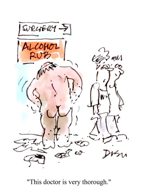 'This doctor is very thorough.'