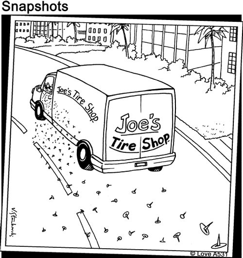 Joe's Tire Shop.