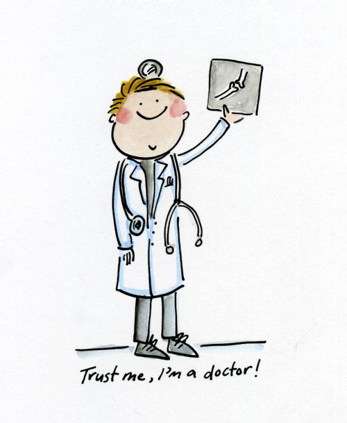 "Trust me I'm a Doctor."