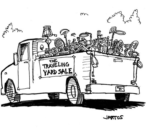 The traveling Yard Sale.