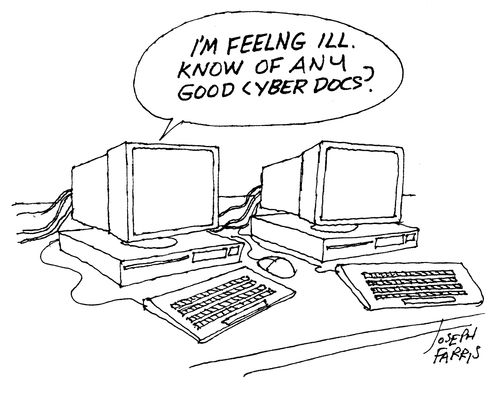 'I'm feeling ill. Know of any good cyber docs?'